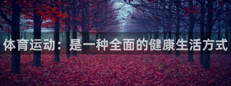 中欧体育登录：体育运动：是一种全面的健康生活方式
